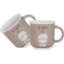 Набор кружек Fissman Be Happy 3716 (2шт)