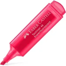 Текстовыделитель Faber Castell Textliner 154621 (флуоресцентный красный)
