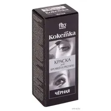 Краска для бровей и ресниц "Кокетка" тон: черный