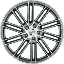 Литой диск MAK Leipzig 22x9.5" 5x130мм DIA 71.6мм ET 68мм Gun Met-Mirror Face