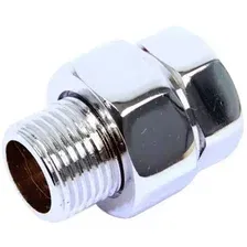Американка Ростела Проходная прямая 1/2"x1/2" г/ш 727SCH6605 (хром)
