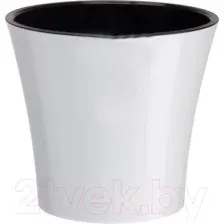Вазон Santino Arte ART50WHT/BL (белый/черный)