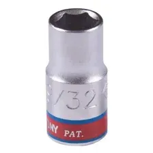 KING TONY Головка торцевая стандартная шестигранная 1/4', 9/32', дюймовая 233509S