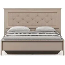 Кровать Black Red White Classic LOZ160x200 с подъемным механизмом и мягким элементом (глиняный серый)