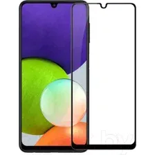 Защитное стекло Case Full Glue для Samsung Galaxy A22 4G (черный)