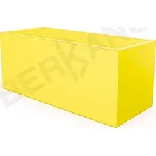 Кашпо Berkano Cubric 120*50 (желтый)