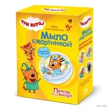 Набор для изготовления мыла "Три кота. Коржик"