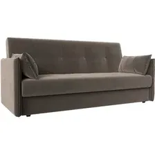 Диван Лига диванов Лига-018 117843 (велюр коричневый)