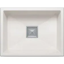 Мойка кухонная Polygran Blade 550 (белый хлопок)