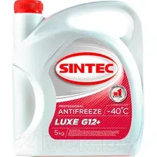 Антифриз Sintec Luxe G12+ / 614500 (5кг, красный)