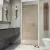 Душевая дверь MaybahGlass 198x120 MGD-428-1 (бронза матовая /белый матовый)