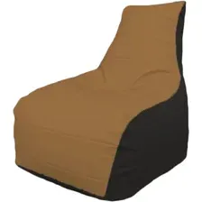Кресло-мешок FLAGMAN Бумеранг оранжевый/черный (Б1.3-33)