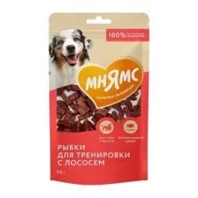 Мнямс Лакомство для собак Рыбки из лосося 90 г