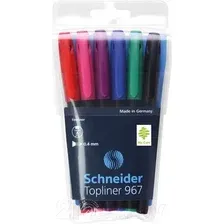 Набор линеров Schneider Topliner 967 196796 (6 цв)