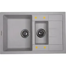 Мойка кухонная Ecoshtein Rechteck 781.5 (серый шелк)