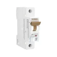 Выключатель автоматический 1P 32 A C 6 кА Werkel W901P326