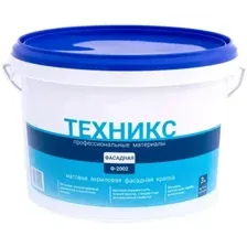 Краска Техникс Фасад ВД-АК-1 Ф-2002 P 3 кг (гранат)