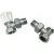 Запорная арматура Giacomini Комплект ручной регулировки угловой 1/2" R705KX003