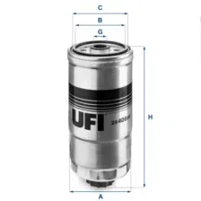 фильтр топливный Fiat BravoMareaPuntoMultipla 19JTD 99 UFI 2440800