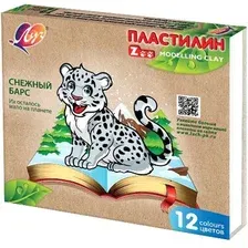 Пластилин Луч Zoo 29С 1722-08 (12 цв)