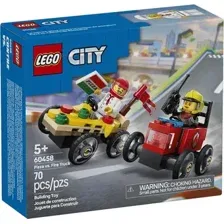 Конструктор LEGO City 60458 Пицца против пожарной машины