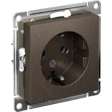 Розетка Systeme Electric AtlasDesign ATN000643 (мокко)