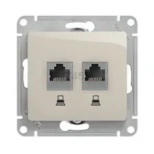 Розетка Systeme (Schneider) Electric Glossa GSL000985KK