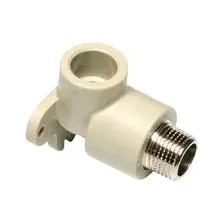 Фитинг Wavin Ekoplastik Угольник настенный с нар. резьб. 20x1/2" SNKE02020X