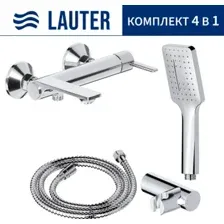 Смеситель Lauter Velvet 21СК6696С + 21СКFG80101C + 21S00126 + 21CKFS90120