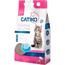 Наполнитель для туалета Catiko М Comfort   (детская пудра, 3.9кг)
