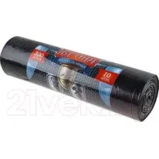Пакеты для мусора Ромашка ВР-0014 (черный, 300л)
