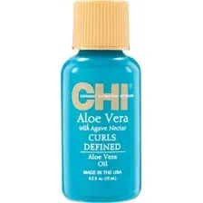 CHI ALOE VERA with Agave Nectar Oil - Масло с алоэ и шелком 15мл