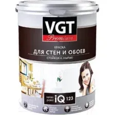 Краска VGT Premium для стен и обоев IQ123 База А (2л)