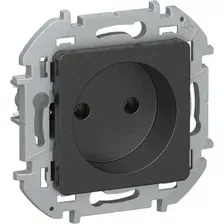 Розетка IEK Iekinspiria 6737131 (антрацит)