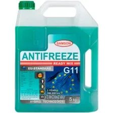 Антифриз SAMSON EU-Standard G11 (5кг, зеленый)