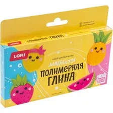 Набор для творчества Lori Полимерная глина. Магниты. Летняя свежесть / Пг-022