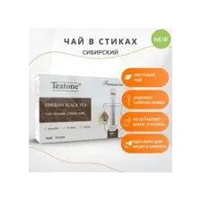 Чай черный Teatone Сибирский (100 стиков)