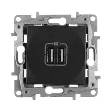 Розетка Legrand Etika 672694 (антрацит)