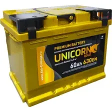 Автомобильный аккумулятор Unicorn Gold 6CT-60 о.п. (60 А·ч)
