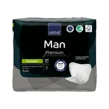 Прокладки одноразовые для взрослых ABENA Man Formula 1 Premium, 15 шт