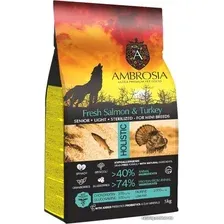 Сухой корм для собак Ambrosia Senior & Sterilized Mini Breeds Fresh Salmon & Turkey (для пожилых, стерилизованных мини-пород с лососем и индейкой) 5 кг
