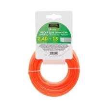 Леска для триммера d 2,4 мм x 15 м сечение квадрат STARTUL GARDEN (ST6056-24)