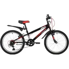 Детский велосипед Novatrack Racer 20 20SH6V.RACER.BK20 (черный/красный, 2020)