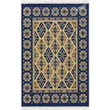 Ковер для жилой комнаты Shahintex Etno Icarpet 120x180 002 455498 (сапфир)