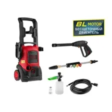 Мойка высокого давления WORTEX PW 1420-1 БЕСЩЁТ.ДВИГ.,1.8кВт,140Бар,390л/ч,шланг 8м