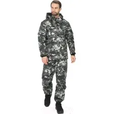 Костюм для охоты и рыбалки Huntsman Антигнус Люкс КМФ-N181 Смесовая Rip-stop/Бонди (р-р 48-50/170-176)
