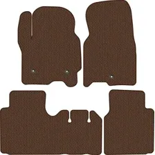 Комплект ковриков для авто Alicosta Chevrolet Tahoe V (suv / GMT T1XX) 2021 - Н.В. (коричневый, сота)