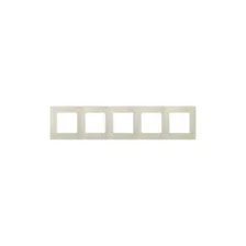 Рамка Legrand ETIKA 672515 5мест. сл.кость