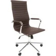 Кресло офисное Chairman 755 (экопремиум коричневый)