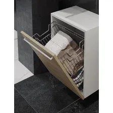 Корзина для белья откидная Starax S-8111-С (крепление к фасаду, хром)